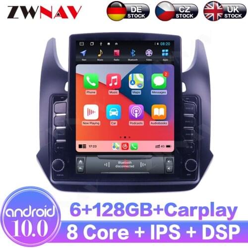For Chevrolet Cobalto 2011 - 2018 Android10.0 6+128GB IPS Touch Screen Receiver Car Multimedia Radio Player GPS Navigation DSP