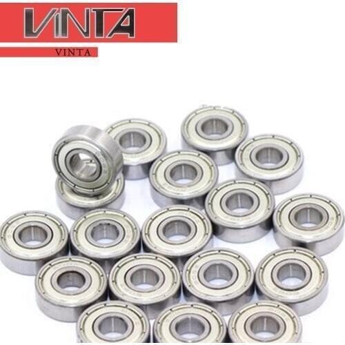 Free shipping 10pcs/lot Deep Groove Ball Bearing 692 693 694 695 696 697 698 699 ZZ Miniature Bearings Steel Fishing Parts