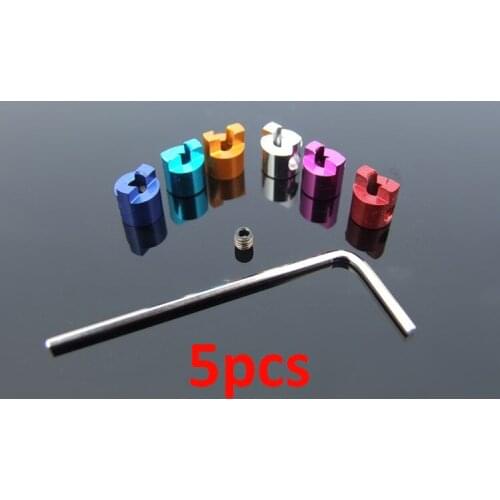 Free Shipping 5pcs 3mm/4mm propeller crutch fixing mount propeller shaft connector joint drive dogs for RC Boat shaft