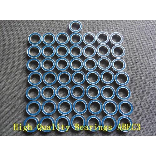 Free shipping 50PCS 8X14X4 MR148 2RS ABEC3 8X14X4mm Motor bearing Model bearing