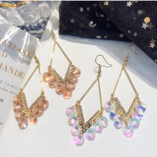 Occident exaggerated eardrop personality joker pendant web celebrity earrings fashion person earrings long style earrings female