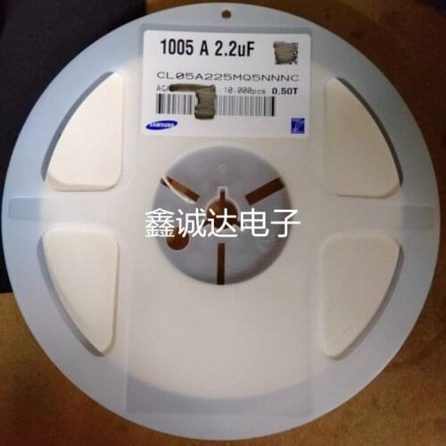 CL05A225MQ5NNNC CAP CER 0402 2.2uF 225M ±20% 6.3V X5R Ceramic Capacitor 10000pcs Ceramic Capacitor