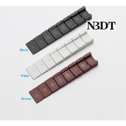 40Pcs Plastic Wobble Stopper Wedge Leveler Furniture Cabinet Cupboard Stool Closet Table Desk White Black Brown Break Off