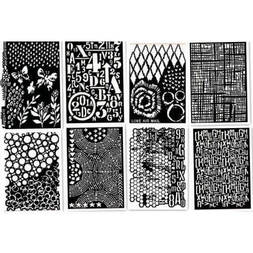 Background Mask Stencil /Seal for DIY scrapbooking/photo album Decorative clear stamp sheets A483
