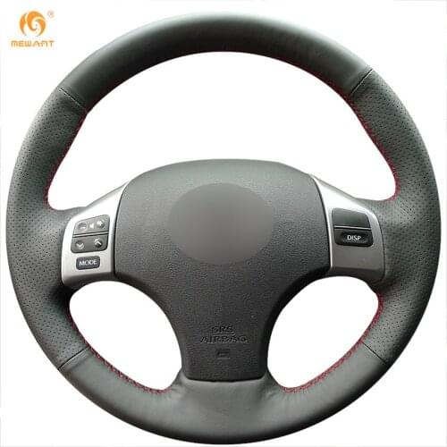 MEWANT Black Artificial Leather Car Steering Wheel Cover for Lexus IS IS250 IS250C IS300 IS300C IS350 IS350C F SPORT 2005-2011