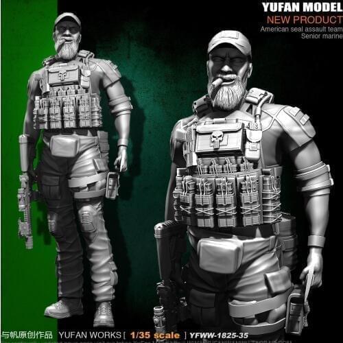 Yufan Model 1/35 Resin Soldier Figure Model Kit YFWW35-1825