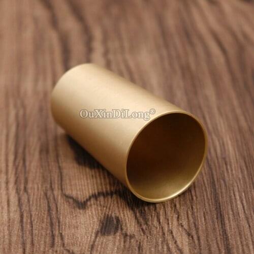 NEW 2PCS Brass Furniture Legs Covers Table Chair Sofa Feet Covers Cupboard TV Cabinet Feet Conical Oblique Protector Ferrules