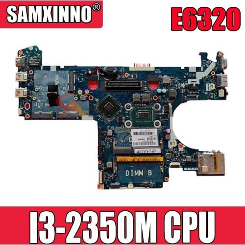 Original Laptop motherboard For DELL Latitude E6230 Core I3-2350M Mainboard CN-0H62PP 0H62PP QAM00 LA-7731P SLJ8A