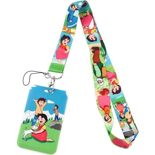 PF392 Anime Neck Straps lanyard Car Keychain ID Card Pass Gym Mobile Phone Key Ring Badge Holder Jewelry Kids Gifts