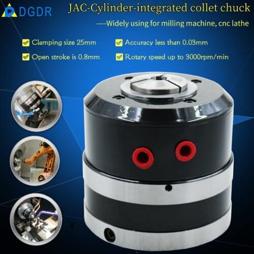 JAC-5C-D small size pneumatic collet chuck with 5C collet for automatic equipment grinding machine air chuck