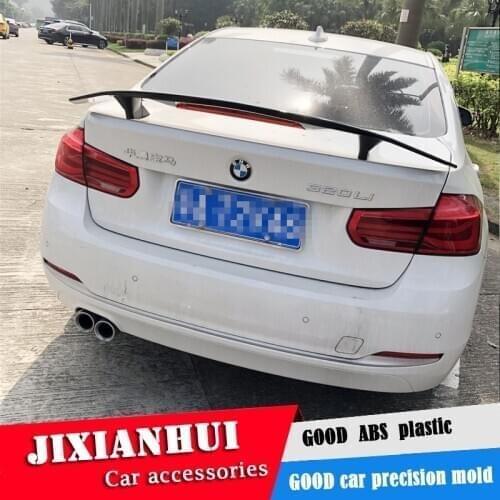 For BMW F30 F35 Spoiler 2009-2014 BMW 3 320li 325li Spoiler ABS Material Car Rear Wing Primer Color Rear Spoiler