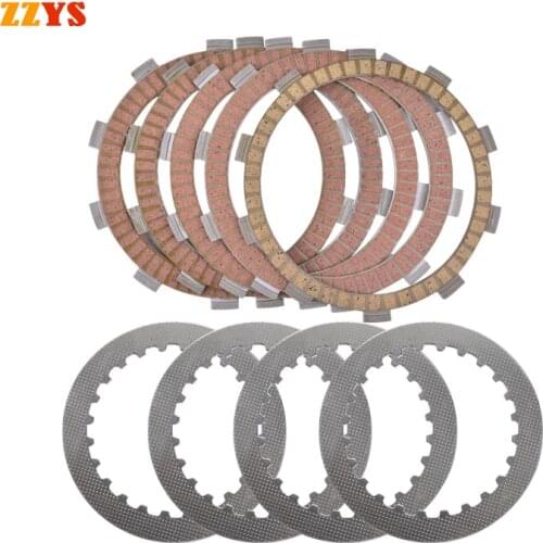 Steel Paper Clutch Friction Plate Kit For HONDA CR125R CR125 CR 125 R CRM125 CRM 125 NSR125 NSR125R NSR 125 R MTX200 MTX 200 RW