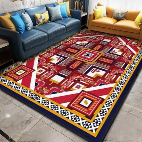 3D Geometric Nordic Style Carpets For Living Room Bedroom Area Rug Kids Room Bedside Floor Big Washable Mat Non-Slip Home Carpet