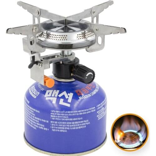 Outdoor Picnic Burners Foldable Camping Gas Stove and Equipped With Fire Starter Camping Equipment