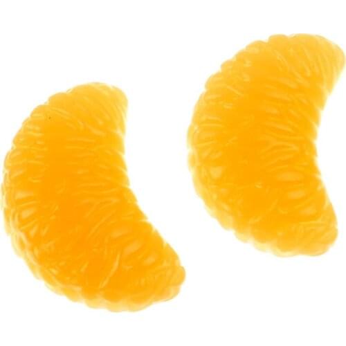 30Pcs Yellow Orange Resin Cabochon Flatback Decoration Crafts Embellishments For Scrapbooking Diy Accessories