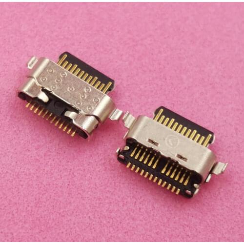 50Pcs Usb Charger Micro Charging Doct Port Connector For Motorola Moto P50 XT1970-5 One Action Vision P40 G7play G7 Play Plug