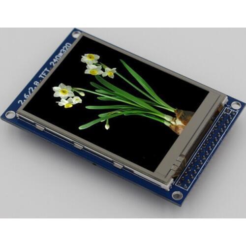 ALIENTEK 2.8 inch TFT LCM screen with touch and panel ILI9341/ILI9320/5/8 240*320 LCD display
