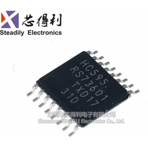 10pcs/lot Brand New & Original SMD 74hc595pw Chip Shift Register 8-Bit TSSOP-16