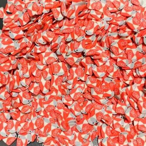 100g Drink Bottle Polymer Clay Simulation food Shape Sprinkles for DIY Craft Slime Filling Nails Art Decoration Accessories