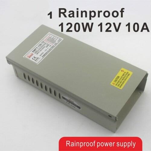 120W 12V 10A Rainproof outdoor Single Output Switching power supply smps AC TO DC for LED