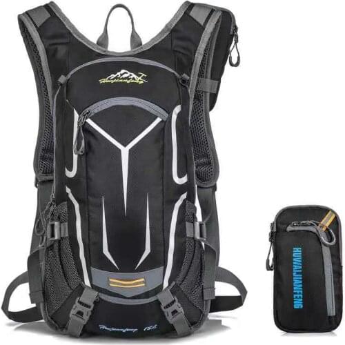 18L Motorcycle Backpack Cycling Outdoor Bag Waterproof Shoulder Climbing Backpack with Water bag Motocross Running Rain Cover
