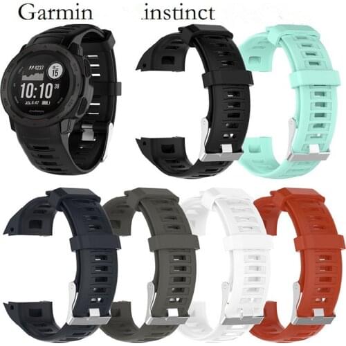 30pcs Soft Silicone Replacement Watch Band Strap For Garmin instinct Wristband Bracelet Starp For Garmin instinct Smart Watch