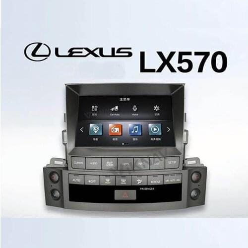 Car gps navigation multimedia video player for lexus lx570 2007-2015 android auto radio screen tape recorder stereo receiver