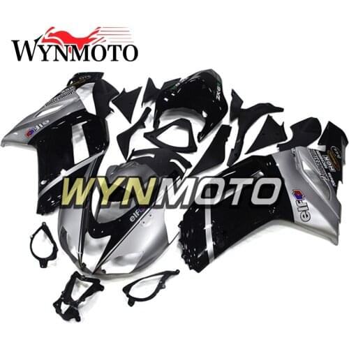 Complete Fairings For Kawasaki ZX-6R 07-08 ZX6R 2007-2008 Year Injection ABS Plastics Body Kit Motorcycle Fairings Black Silver