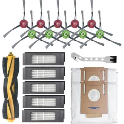 For Ecovacs Deebot OZMO T8 ing Robot Vacuum Cleaner Main Brush Side Brush Filter Leakproof Dust Bag