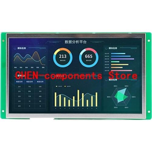 10.1 inch serial port screen DGUS II smart screen wifi module interface without touch screen DMG10600C101_03W