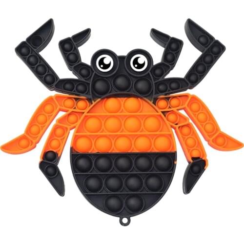 Push Bubble Halloween Theme Pumpkin Ghost Fidget Toys Autism Adult Stress Relief Squeeze Antistress Squishy Children Game Toy