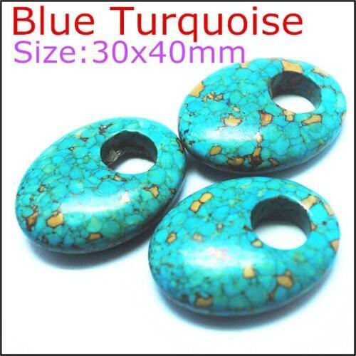 Hot selling 5 pcs/lot nature green turquoisee pendants fashion jewelry accessories pedants size 30x40mm charms pendants