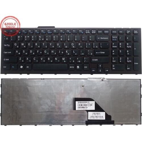 Russian Laptop keyboard for sony VPC F115 F219FC F21Z1E F249FC VPC-F F119FC with frame