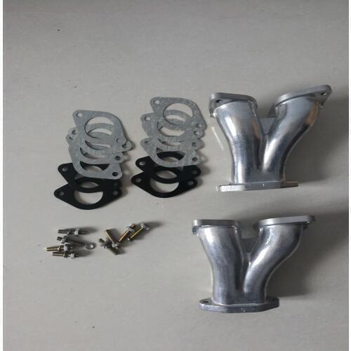 SherryBerg 2x 40, 44 IDF solex fajs empi Weber Dellorto DRLA CARBURETTOR INLET MANIFOLD Induction Pipe Intake Pipe + gaskets kit