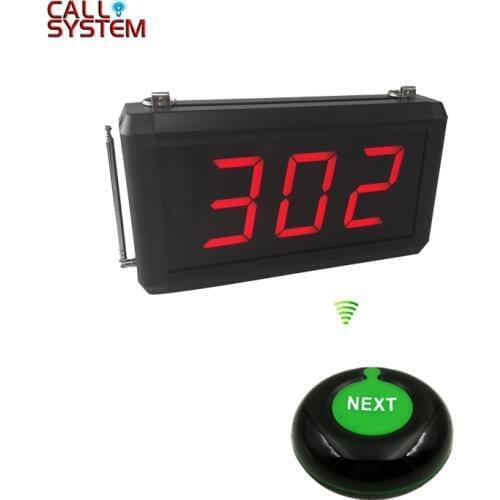 Queue Calling System with Next control button can add the number one by one and K-302 display