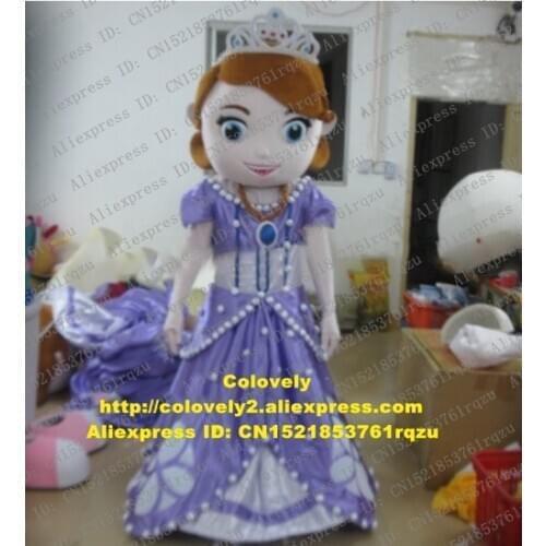 Sophia Princess Mascot Costume Adult Cartoon Character Outfit Suit Anniversary Celebrations Gifts And Souvenirs zz7708