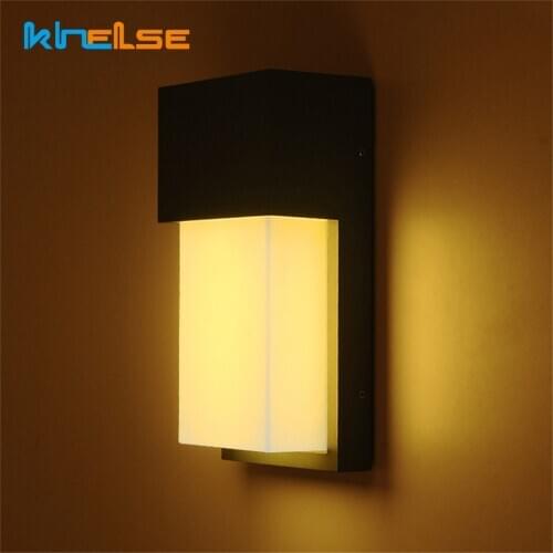 Modern Garden Porch Lights Door LED Wall Lamp Indoor Outdoor LED Light 10W Waterproof Wall Lights 85-265V Sconce Exterior Lights