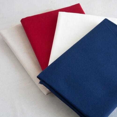 Embroidery Fabric plain color Cotton-Linen Sewing Cloth Fabric For DIY Handmade Embroidered Cross Stich Clothing Sewing Material