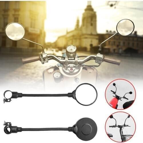 Bicycle Rearview Mirror Electric Adjustable Hose Wide-Angle Mirrors 22-32 mm Handlebar Convex Mirror Bike Accessories