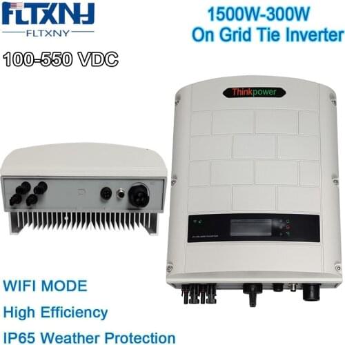 FLYT 1500W 3000W On Grid Inverter Solar Power 1.5KW 3KW Grid Tie For Solar Wifi Mode with Input Single MPPT Waterproof