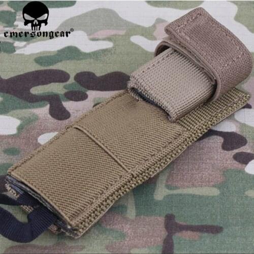 Emersongear Military Radio Antenna Relocation Small Molle Pouch Emerson Wargame Airsoft Combat Equipment EM8326A Dark Earth