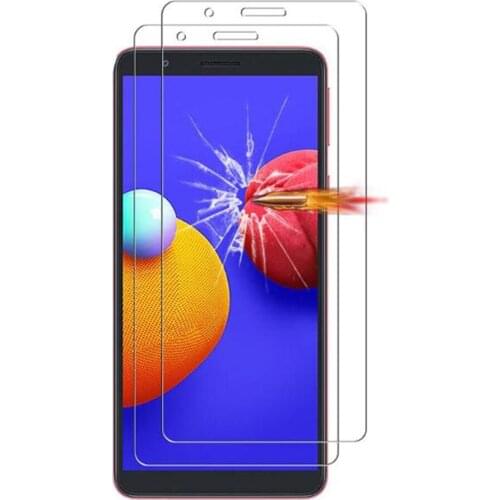 Tempered Glass For Samsung Galaxy A01 Core Screen Protector Transparent Phone Film Protective Glass For Samsung A01 Core