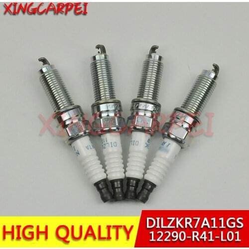 10pcs DILZKR7A11GS 12290-R41-L01 Dual Iridium Spark Plug For Honda CR-V IV 12290-R41-L01 DILZKR7A11GS 12290R41L01