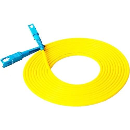 10Pcs/Lot 3M SC/UPC-SC/UPC Simplex 9/125 Single Mode SM Fiber Optic Cable Patch Cord Fiber Jumper