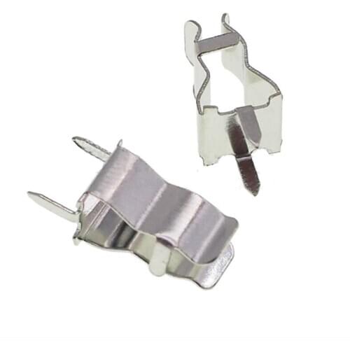 100pcs/lot 5x20mm fuseholders 5X20 Fuse tube support fuse holder for 5*20 insurance fuse Clip