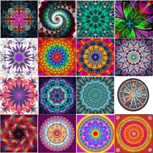 5D diamond painting full diamond mandala round diamond embroidery mosaic home decoration pattern DIY handmade Diamond painting
