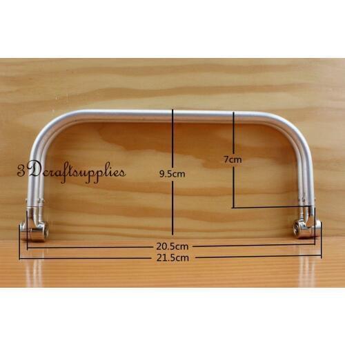 8 1/2 inch metal frame aluminous tubular internal hinge Bag frame wholesale Z20