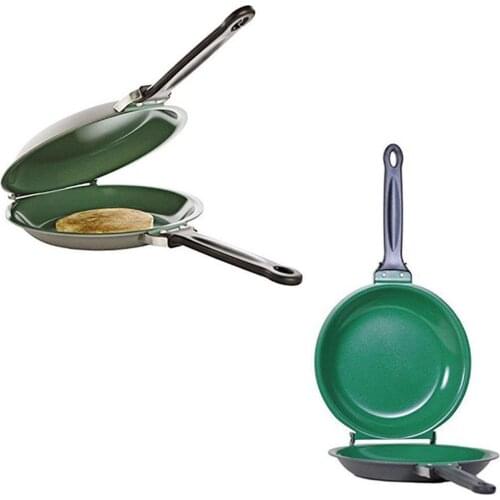 Non-stick Flip Pan Ceramic Pancake Maker Cake Porcelain Frying Pan Nonstick Healthy General Use For Gas And Induction Cooker Hot