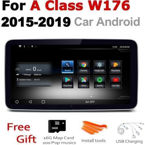 Car Audio Android 7.0 up GPS Navigation For Mercedes Benz A Class W176 2015~2019 NTG WiFi 3G 4G Multimedia player Bluetooth