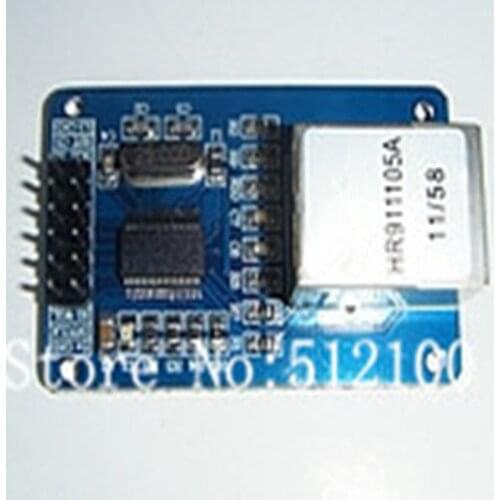 Free shipping 10PCS ENC28J60 LAN Ethernet Network Board Module 25MHZ Crystal AVR 51 LPC STM32 3.3V